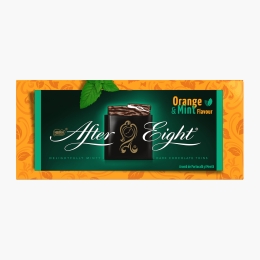 Praline de ciocolată cu aromă de portocală și mentă 200g