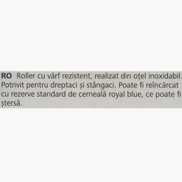 Roller Voyage negru + 2 rezerve cerneală