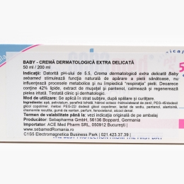 Cremă dermatologică Extra Soft Baby 50ml