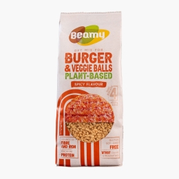 Amestec uscat pe bază de plante pentru burger și chiftele de legume, cu aromă picantă 120g 