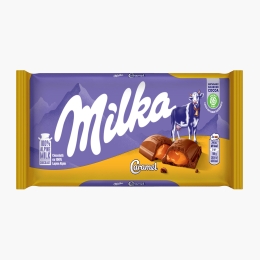 Ciocolată cu lapte și caramel 100g