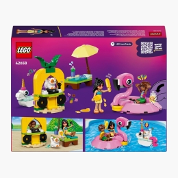 Petrecere la piscină cu unicornul și flamingo, 42658 Friends, 99 piese, +5 ani