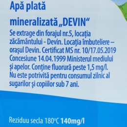 Apă plată mineralizată, natural alcalină 5l