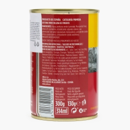 Măsline verzi Manzanilla umplute cu ardei 300g