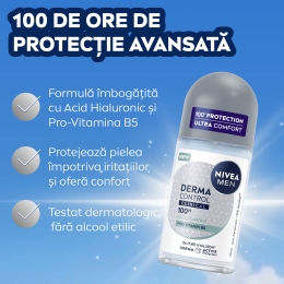 Deodorant antiperspirant roll-on Men Derma Control Clinical 50ml