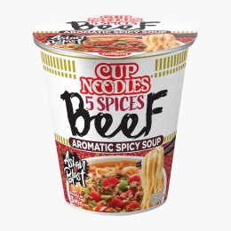 Supă instant noodles cu aromă de vită 64g