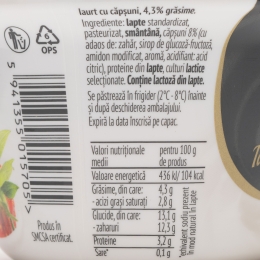 Iaurt cu căpșuni 150g