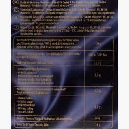 Icre de sturion Selection Malossol 25g