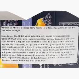 Mousse de mere și coacăze (2x100g) 200g