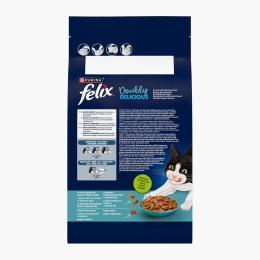 Hrană uscată pentru pisici Adult, 1.4kg, Doubly Delicious, cu somn, pește oceanic și sfeclă roșie