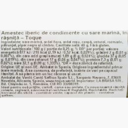 Râșniță amestec iberic de condimente cu sare marină 40g