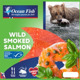 File de somon sălbatic afumat 100g