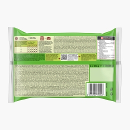 Hrană umedă pentru câini juniori, plicuri 4x85g, cu pui și morcovi în sos