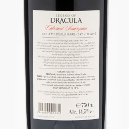 Vin roșu sec Cabernet Sauvignon, 14.5%, 750ml