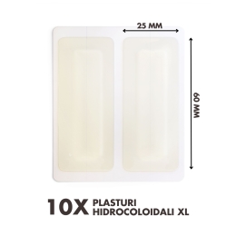 Plasturi hidrocoloidali pentru coșuri, 10 buc