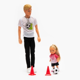 Păpușă Evi Set de fotbal 3+ ani