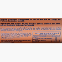Apă carbogazoasă Sparks, cu extract natural de piersică, 0.33l