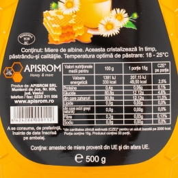 Miere polifloră, flacon 500g
