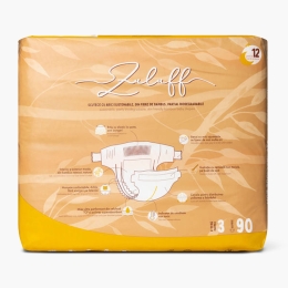 Scutece chiloțel din bambus mărimea 4, 10-15kg, 84 buc