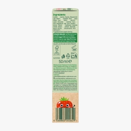 Pastă de dinți bio pentru copii, fără fluor, aromă de căpșuni, 1-6 ani, 50ml