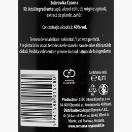 Vodka Czarna, 40%, 0.7l