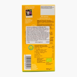 Ciocolată cu praline Nirwana eco, 100g
