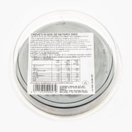 Creveți scampi în sos de usturoi 250g