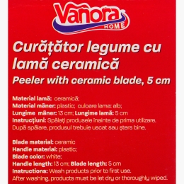Curățător legume cu lamă ceramică 13x7.6cm