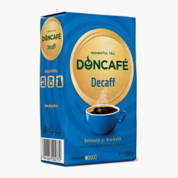 Decaff 250g, cafea decofeinizată prăjită și măcinată
