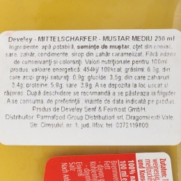 Muștar mediu Mittelscharfer 250ml