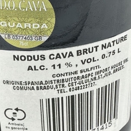 Vin spumant alb brut natural cava, 11%, 750ml