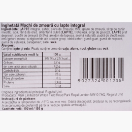 Înghețată mochi cu zmeură 192g