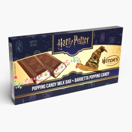 Baton ciocolată cu cremă lapte și bomboane efervescente Harry Potter 100g