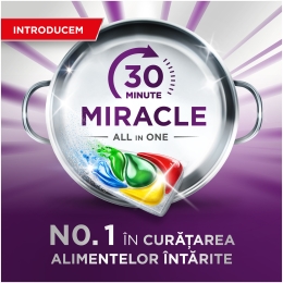 Detergent capsule pentru mașina de spălat vase Platinum Plus Miracle, 45 spălări