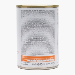 Hrană umedă pentru câini cu digestie sensibilă, cu curcan, 400g