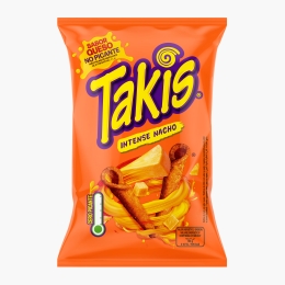 Snacks din porumb cu aromă de brânză Intense Nacho 90g