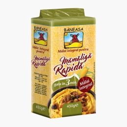 Mălai integral pentru mămăligă rapidă 450g