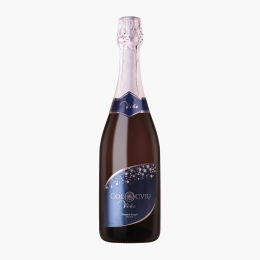 Vin spumant rose brut Fetească Neagră, 11%, 750ml