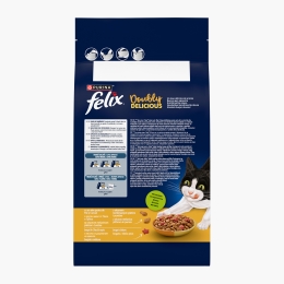 Hrană uscată pentru pisici Adult, 1.4kg, Doubly Delicious, cu pui, curcan și sfeclă roșie