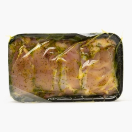 Pulpe de pui dezosate marinate cu unt și usturoi 500g