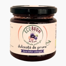 Dulceață de prune fără zahăr adăugat, eco 220g 