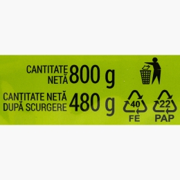 Fasole roșie boabe 800g