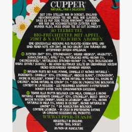 Ceai eco Apple & Cinnamon Infusion, 20 plicuri, 40g