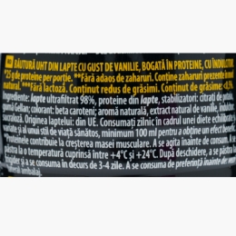 Băutură proteică cu vanilie 250g