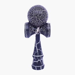 Jucărie de lemn Kendama Crack, 18cm, albastru