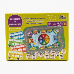 Socotește și călătorește joc educativ 4+ ani