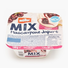 Iaurt mix mascarpone cireșe 130g