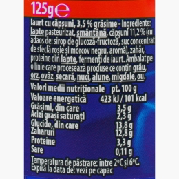 Iaurt cu căpșuni 125g