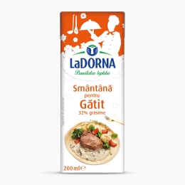 Smântână lichidă UHT pentru gătit 32% grăsime 200ml