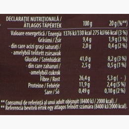 Baton de cereale pentru mic dejun Proteine cu cacao, fără zaharuri adăugate 20g